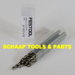 Centrotec Spiraalboor HSS  3,5 mm x 39 mm reserveboren per 10 verpakt | 493438